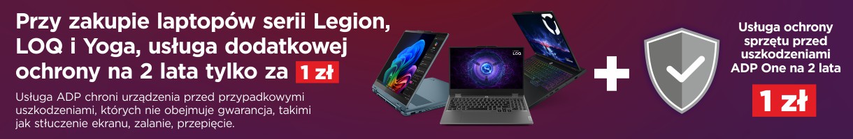 Promocja Notebooki + 2 lata dodatkowej ochrony ADP One za 1 zł